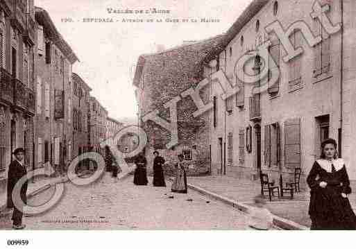 Ville de ESPERAZA, carte postale ancienne