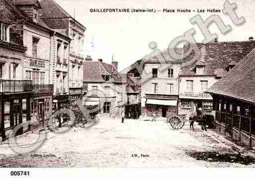 Ville de GAILLEFONTAINE, carte postale ancienne Ville de GAILLEFONTAINE, carte postale ancienne