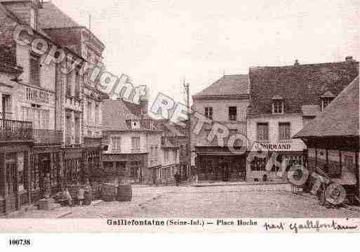 Ville de GAILLEFONTAINE, carte postale ancienne