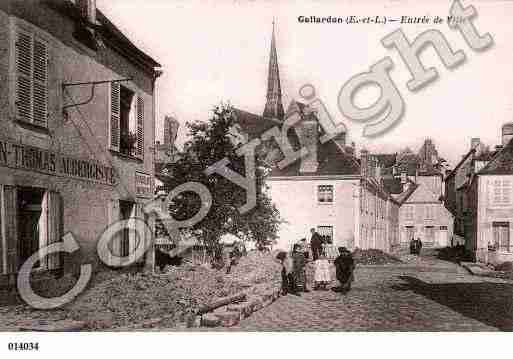 Ville de GALLARDON, carte postale ancienne