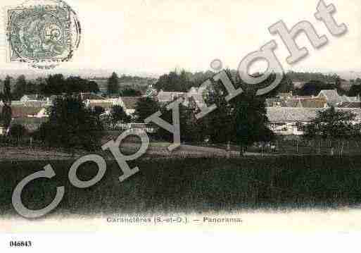 Ville de GARANCIERES, carte postale ancienne