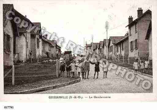 Ville de GOUSSAINVILLE, carte postale ancienne