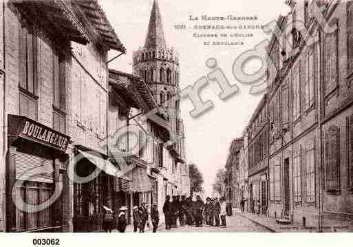 Ville de GRENADE, carte postale ancienne