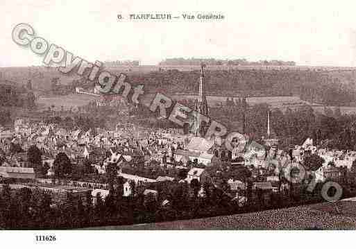 Ville de HARFLEUR, carte postale ancienne