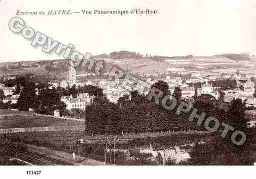 Ville de HARFLEUR, carte postale ancienne