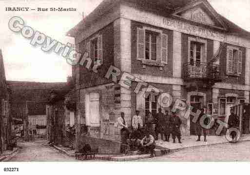 Ville de IRANCY, carte postale ancienne