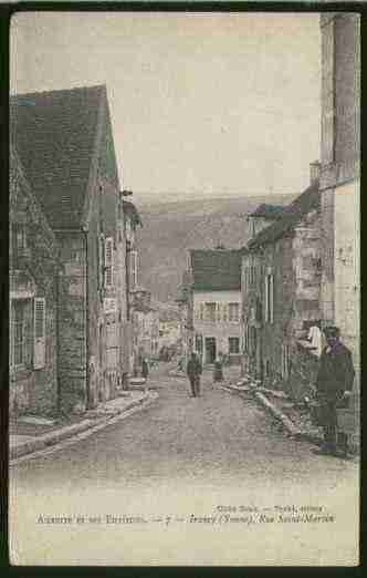 Ville de IRANCY, carte postale ancienne