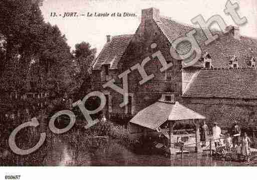 Ville de JORT, carte postale ancienne