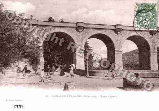 Ville de LAMALOULESBAINS, carte postale ancienne Ville de LAMALOULESBAINS, carte postale ancienne