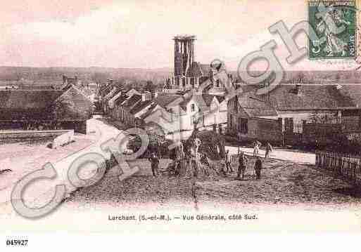 Ville de LARCHANT, carte postale ancienne