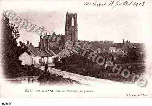 Ville de LARCHANT, carte postale ancienne