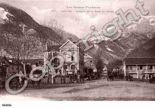 Ville de LARUNS, carte postale ancienne