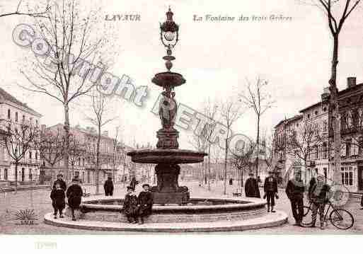 Ville de LAVAUR, carte postale ancienne