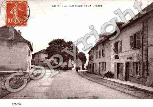 Ville de LHUIS, carte postale ancienne