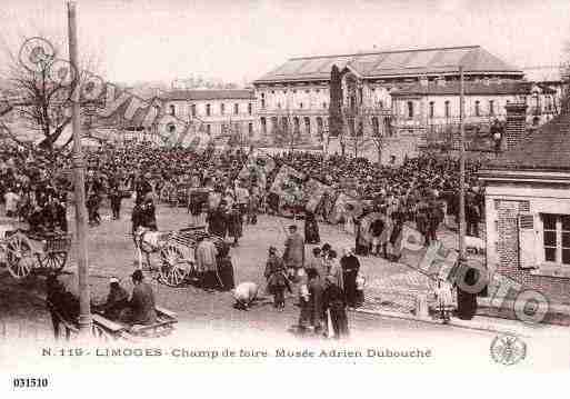 Ville de LIMOGES, carte postale ancienne