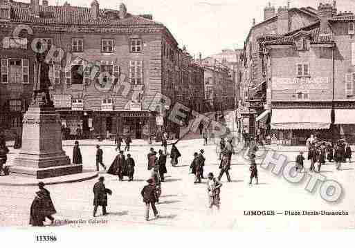 Ville de LIMOGES, carte postale ancienne