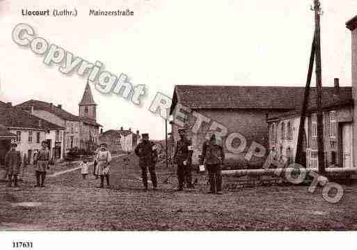 Ville de LIOCOURT, carte postale ancienne