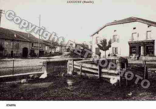 Ville de LIOCOURT, carte postale ancienne