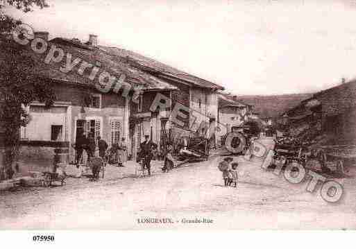 Ville de LONGEAUX, carte postale ancienne