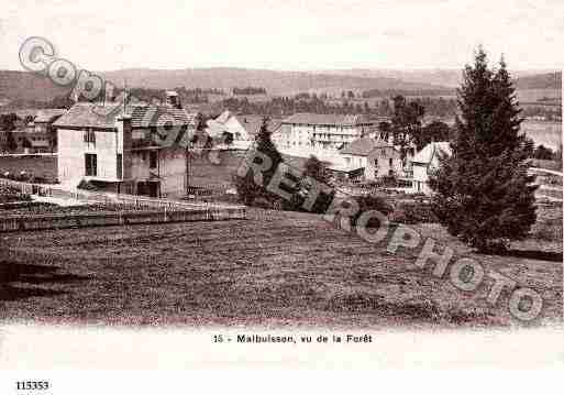 Ville de MALBUISSON, carte postale ancienne