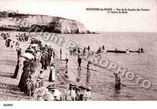 Ville de MESCHERSSURGIRONDE, carte postale ancienne