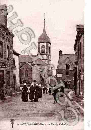 Ville de MINIACMORVAN, carte postale ancienne