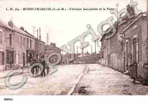 Ville de MOISSYCRAMAYEL, carte postale ancienne