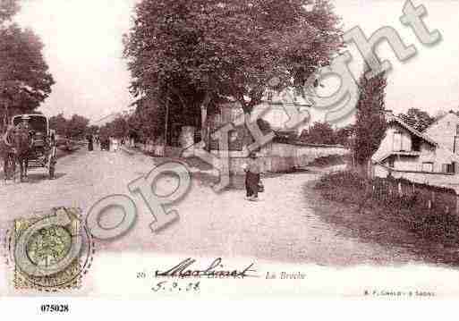 Ville de MOLINET, carte postale ancienne