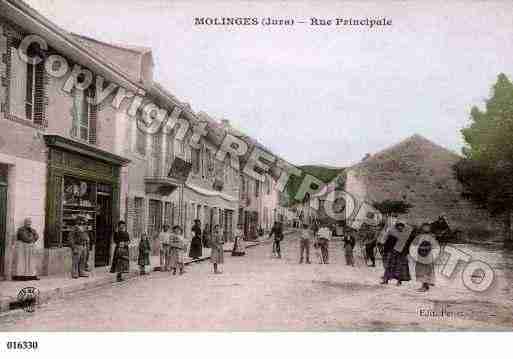 Ville de MOLINGES, carte postale ancienne