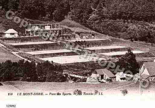 Ville de MONTDORE, carte postale ancienne