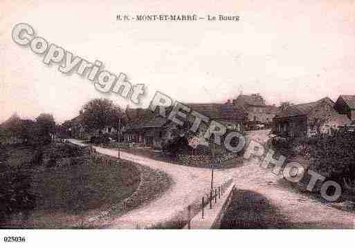 Ville de MONTETMARRE, carte postale ancienne