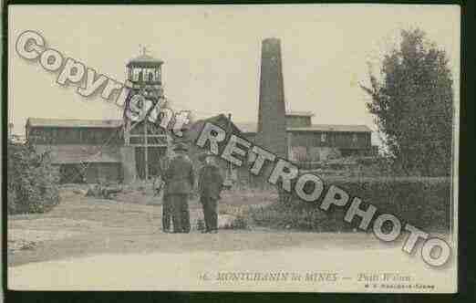 Ville de MONTCHANIN, carte postale ancienne