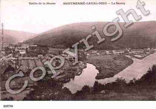 Ville de MONTHERME, carte postale ancienne