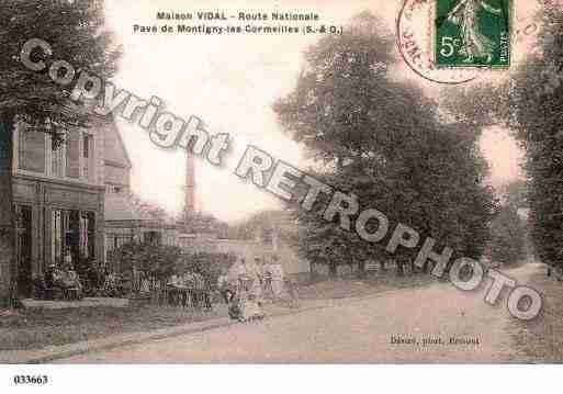 Ville de MONTIGNYLESCORMEILLES, carte postale ancienne