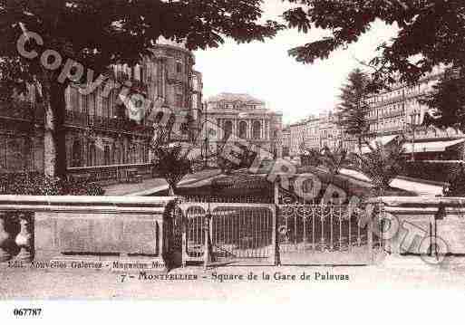 Ville de MONTPELLIER, carte postale ancienne