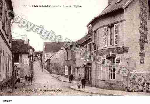 Ville de MORTEFONTAINE, carte postale ancienne