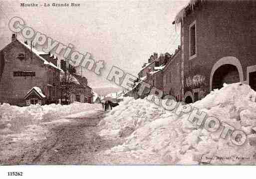 Ville de MOUTHE, carte postale ancienne