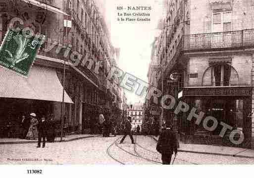 Ville de NANTES, carte postale ancienne