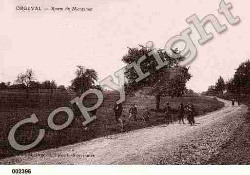 Ville de ORGEVAL, carte postale ancienne