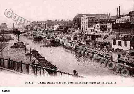 Ville de PARIS10, carte postale ancienne