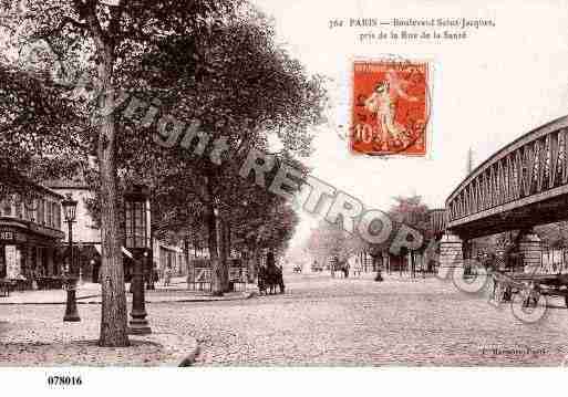 Ville de PARIS14, carte postale ancienne