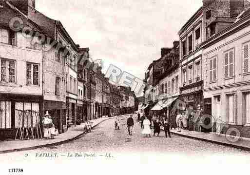 Ville de PAVILLY, carte postale ancienne