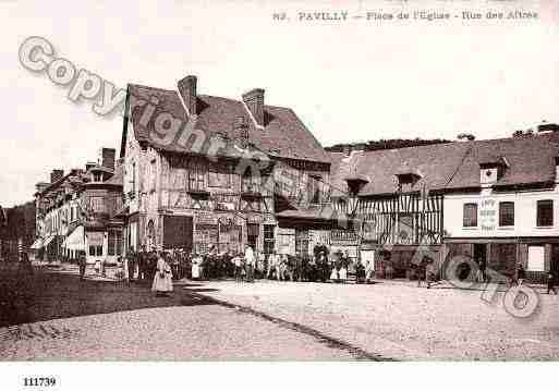 Ville de PAVILLY, carte postale ancienne