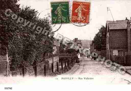 Ville de PAVILLY, carte postale ancienne