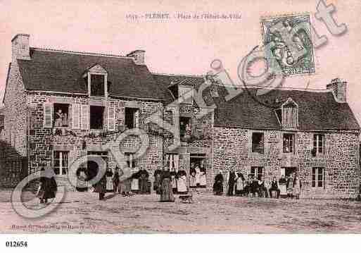 Ville de PLEMET, carte postale ancienne