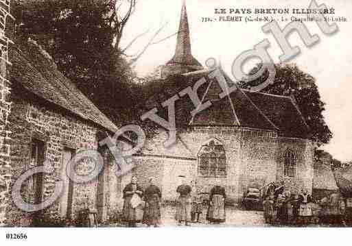 Ville de PLEMET, carte postale ancienne