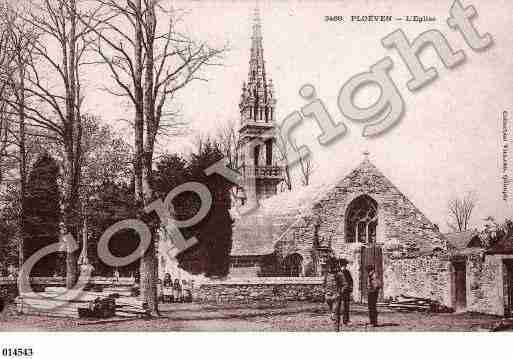 Ville de PLOEVEN, carte postale ancienne