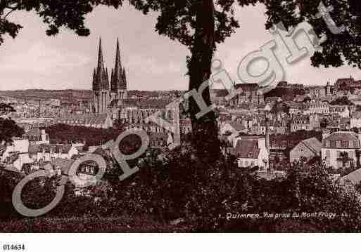 Ville de QUIMPER, carte postale ancienne