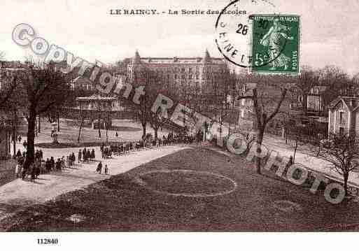 Ville de RAINCY(LE), carte postale ancienne