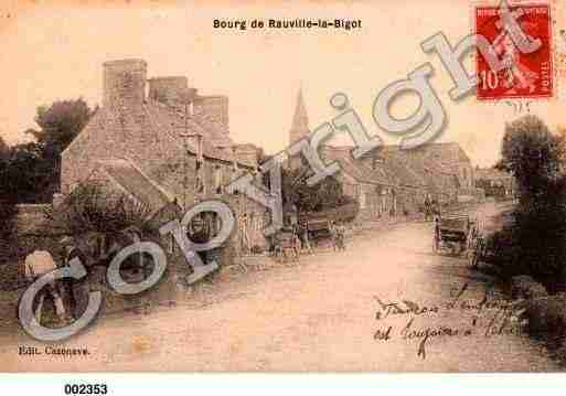 Ville de RAUVILLELABIGOT, carte postale ancienne